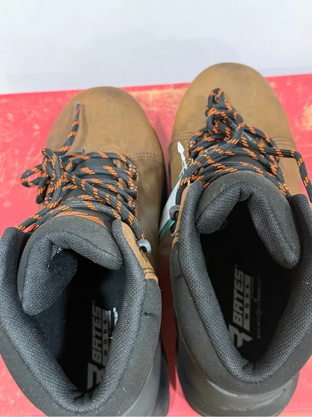 NWT Bates Work Mill Waterproof Composite Toe Leather Work Boots Men’s 7.5 Brown